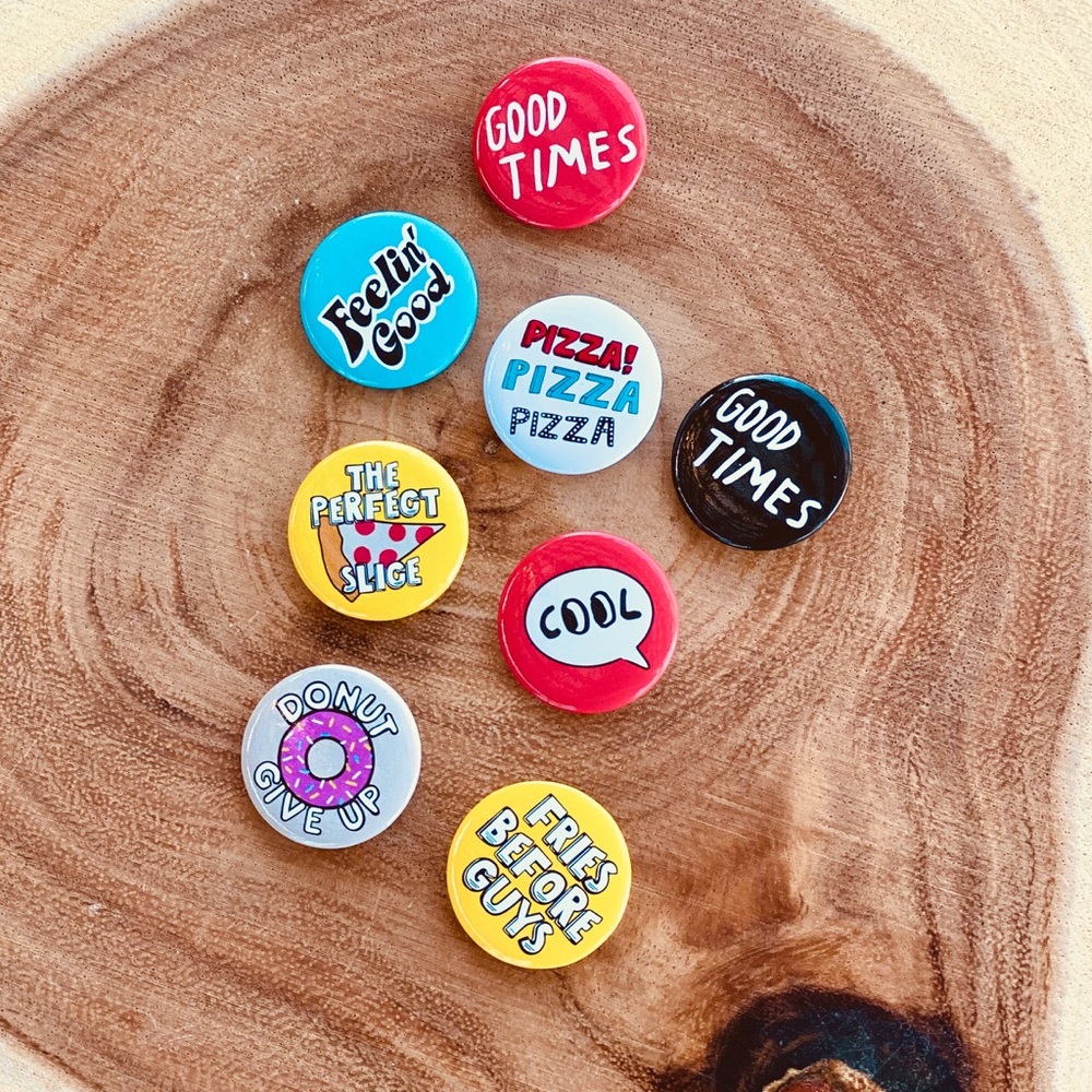 Brooch | Fun Food Pins Asst Colors